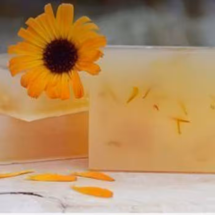 صابون گل همیشه بهاردستساز گیاهی ستاره ارسال رایگان 