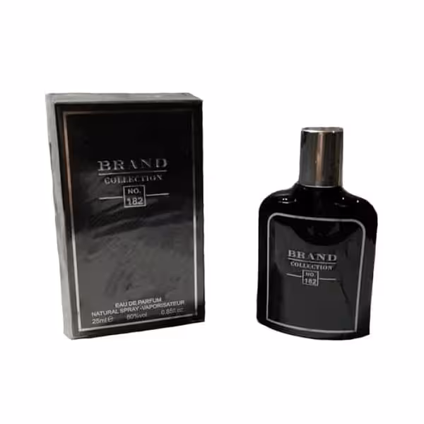 عطر جیبی مردانه جگوار مشکی برند کالکشن مدل 182 حجم 25 میلی لیتر