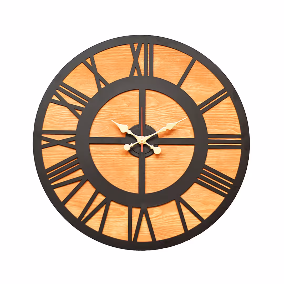 ساعت مدل یونایی چوبی