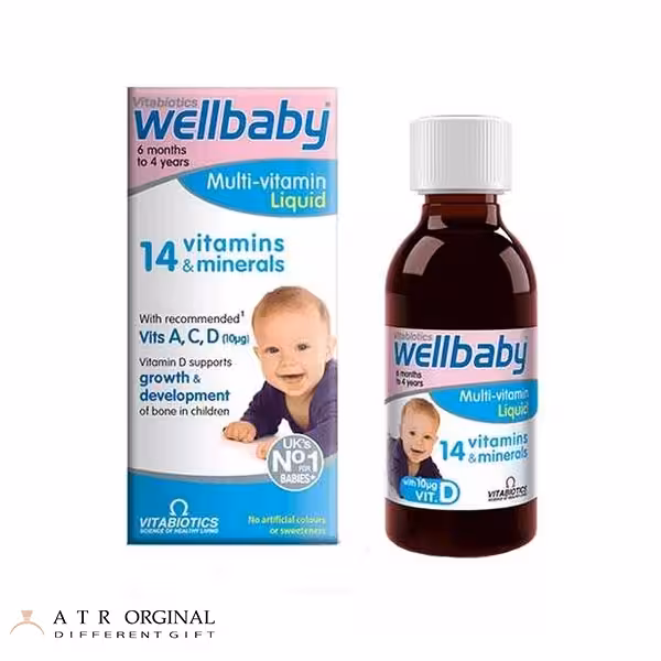 شربت مولتی ویتامین کودکان ول بیبی ویتابیوتیکس
