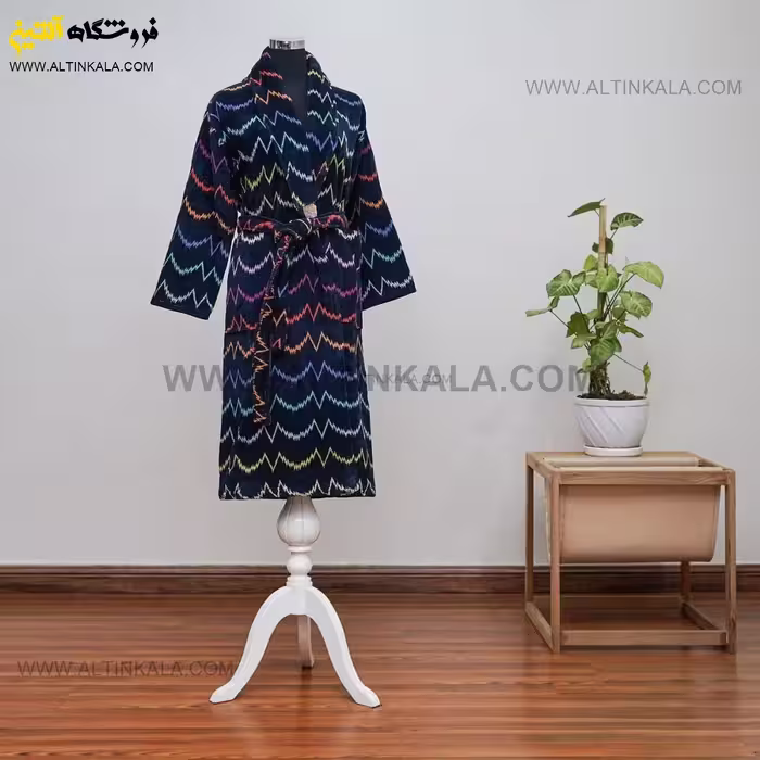 حوله پالتویی برق لامع طرح فرکانس سایز 115