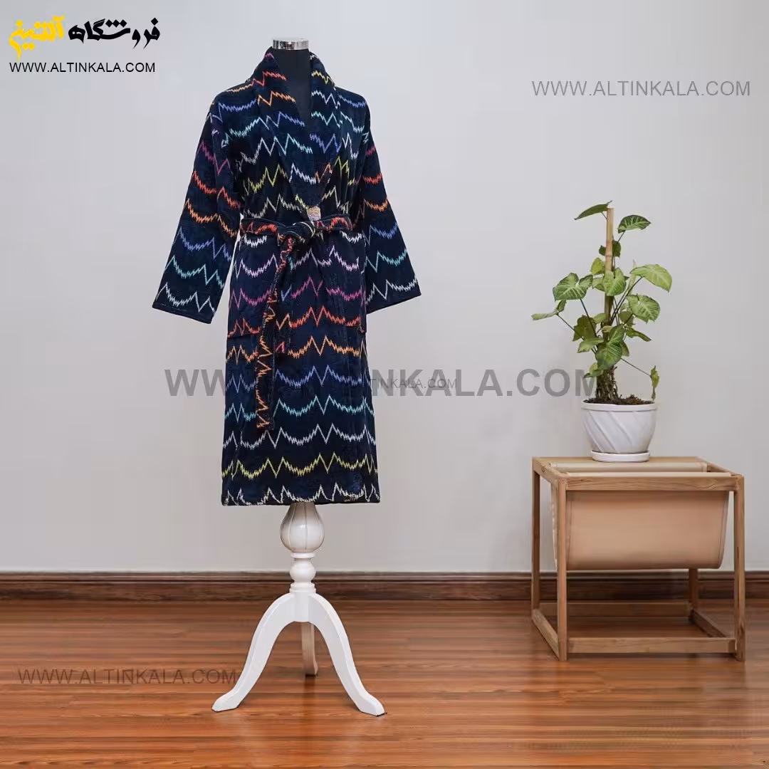 حوله پالتویی برق لامع طرح فرکانس سایز 115