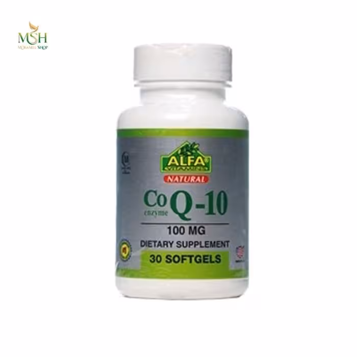 کو کیوتن 100 میلی گرم آلفا ویتامین | Alfa Vitamins CO Q10 100 mg