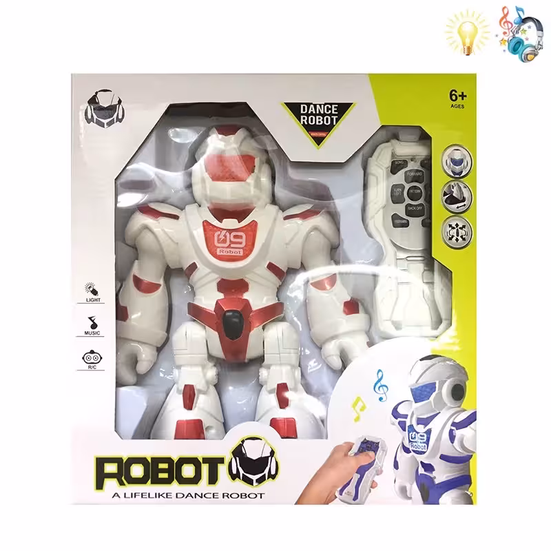 اسباب بازی ربات کنترلی موزیکال رقصنده با جعبه زیبا مناسب هدیه