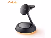 شارژر وایرلس رومیزی 3 کاره 15 وات مک دودو Mcdodo 15W Night Light Magnetic Wireless Charging Station CH-495