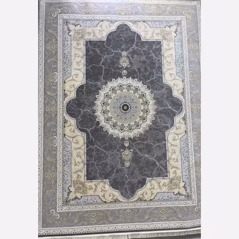 فرش ماشینی 9متری مدرن 1200شانه نخ اکریلیک کاشان(ارسال رایگان)