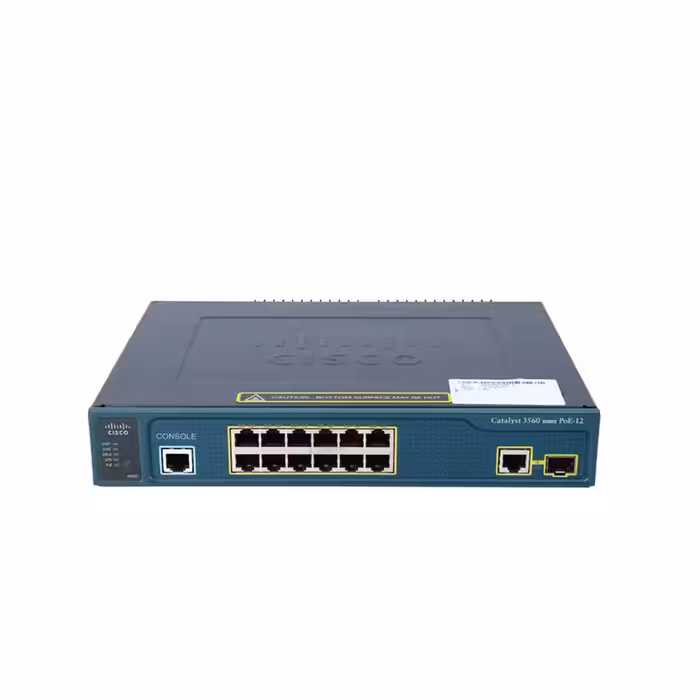 WS-C3560-12PC-S سوئیچ شبکه سیسکو