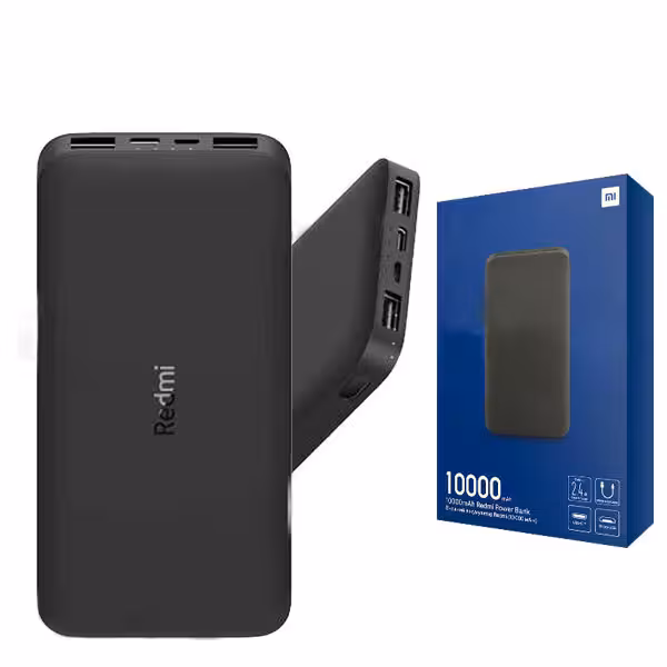 پاور بانک ردمی شیائومی Xiaomi Redmi PB100LZM 1000mA 2.1A 10W Power Bank- نسخه گلوبال همراه با کابل