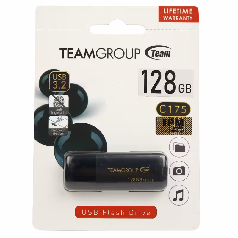 فلش 128 گیگ تیم گروپ Team Group C175 USB 3.2 ظرفیت 128 گیگابایت