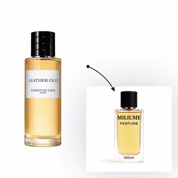اسانس عطر Dior Leather Oud برند RenneTouch - کد 1540 - دیور لدر عود 100ML - میلیوم پرفیوم
