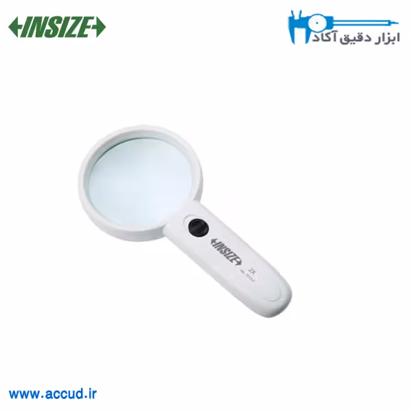 ذره بین 4X چراغ دار INSIZE (اینسایز) مدل 7513-4