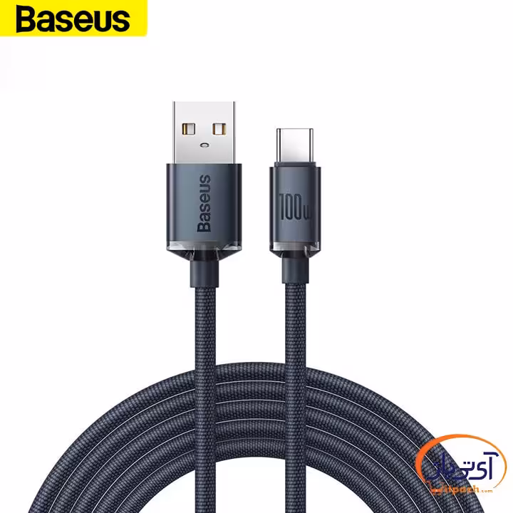 کابل تایپ سی باسئوس CAJY0004 طول 1.2 متر 100 وات