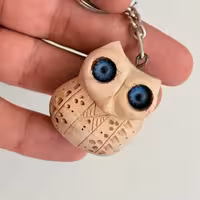 سرکلیدی جغد طرح پنج