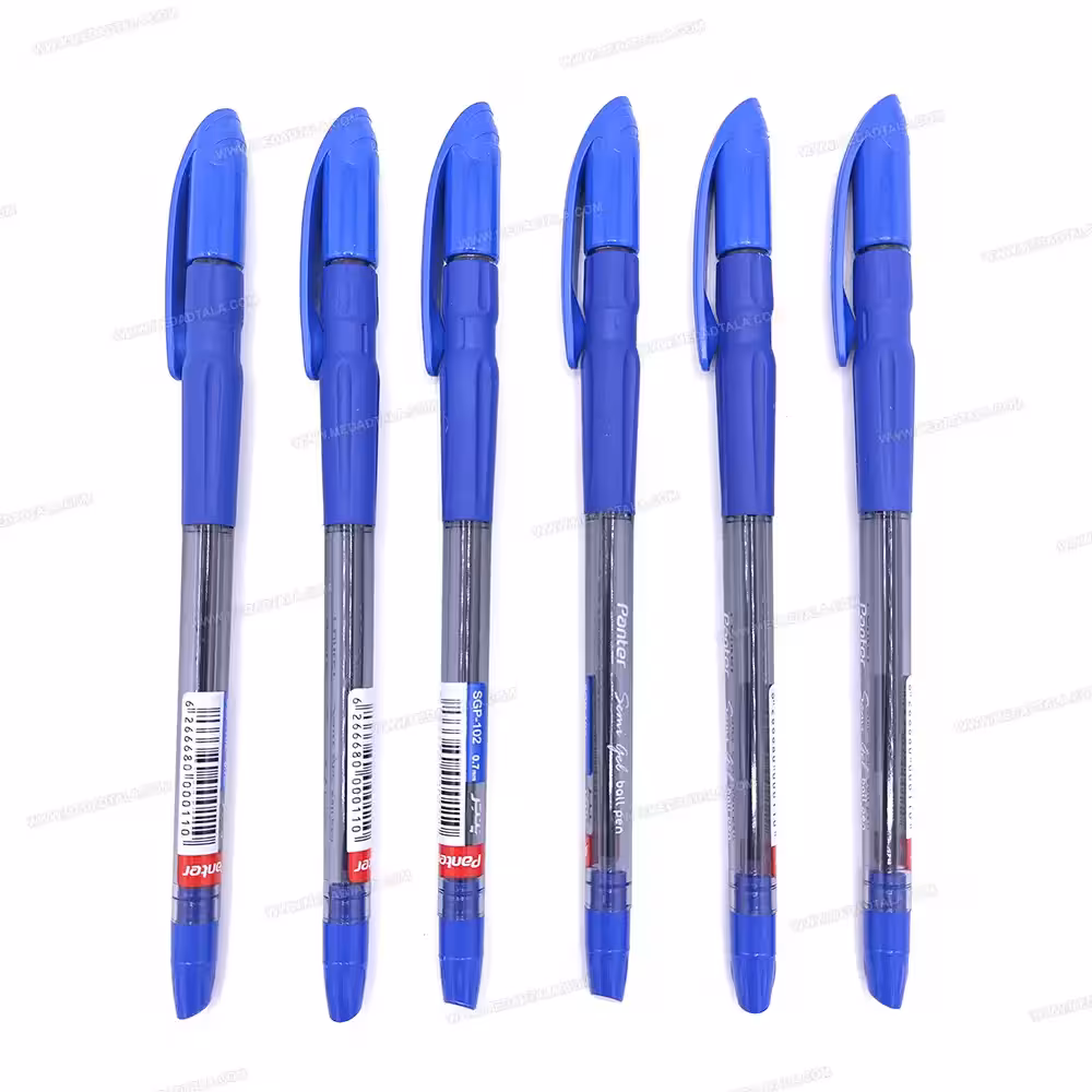 خودکار سمی ژل آبی پنتر 0.7 Panter SGP-102 بسته 6 عددی