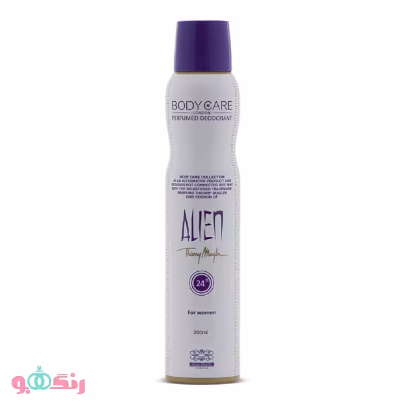 اسپری خوشبو کننده بدن زنانه بادی کر | Body care مدل ALIEN حجم 200 میلی لیتر