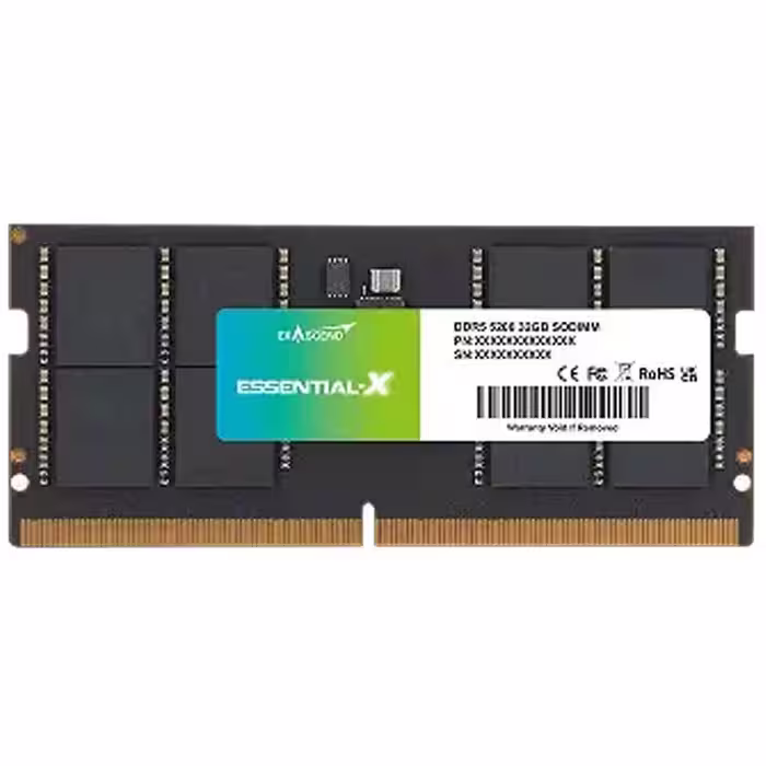 رم لپتاپ DDR4 تک کاناله 3200 مگاهرتز CL22 اگزاسند مدل Essential X ظرفیت 8 گیگابایت