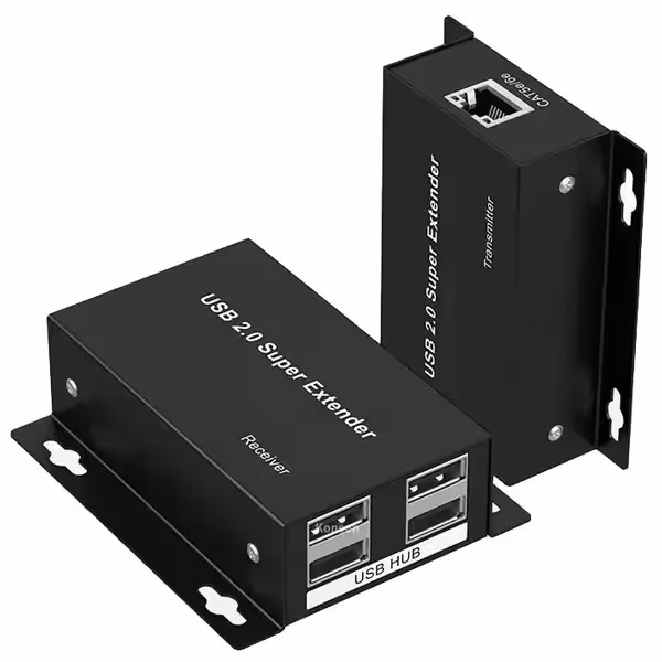 توسعه دهنده USB روی کابل شبکه 60 متر کی نت مدل K-EXUSB060