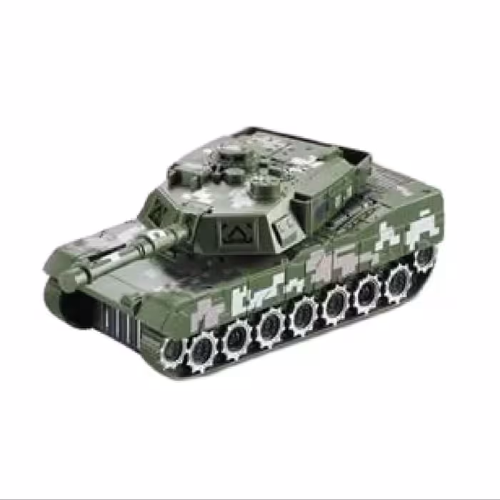 اسباب بازی تانک موزیکال چراغدار ارتشی جعبه دار