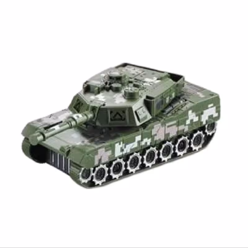 اسباب بازی تانک موزیکال چراغدار ارتشی جعبه دار