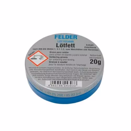روغن لحیم lotfett لاتفت کوچک 20 گرمی آلمانی مدل FELDER