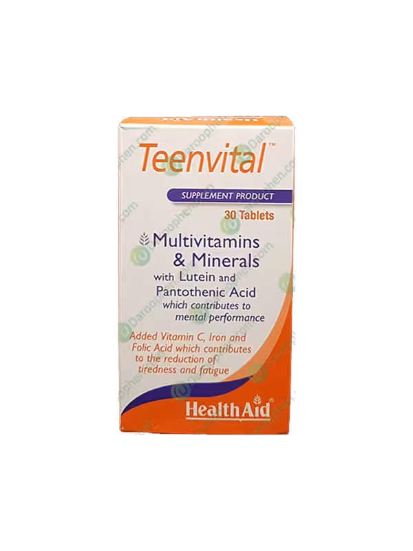 قرص مولتی ویتامین مینرال تین ویتال هلث اید 30 عدد – Health Aid Teenvital 30 Tabs