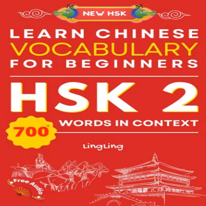 کتاب چینی Learn Chinese Vocabulary for Beginners New HSK Level 2 Chinese Vocabulary Book