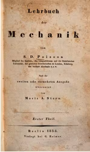 خرید و دانلود نسخه کامل کتاب Lehrbuch der Mechanik