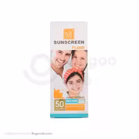 ضد آفتاب فلوئید spf 50 بی رنگ اسمارت دیفنس مای 50 میلی لیتری