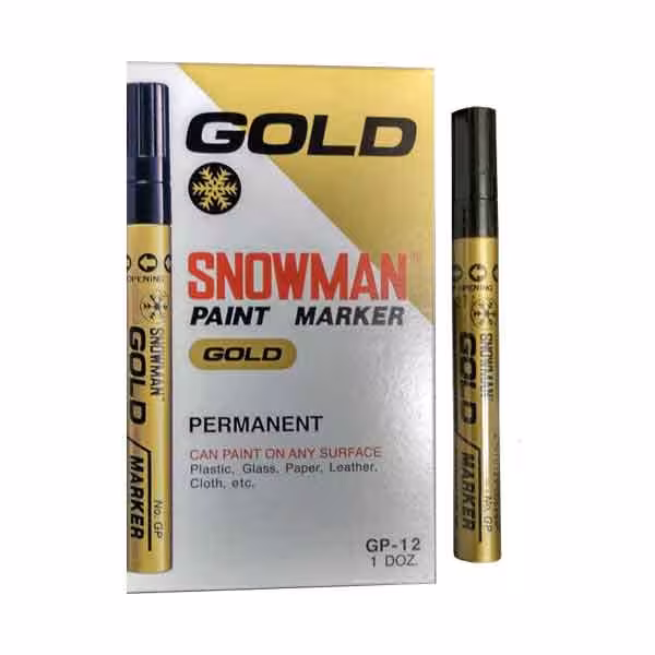 ماژیک اسنومن طلایی مدل gp12