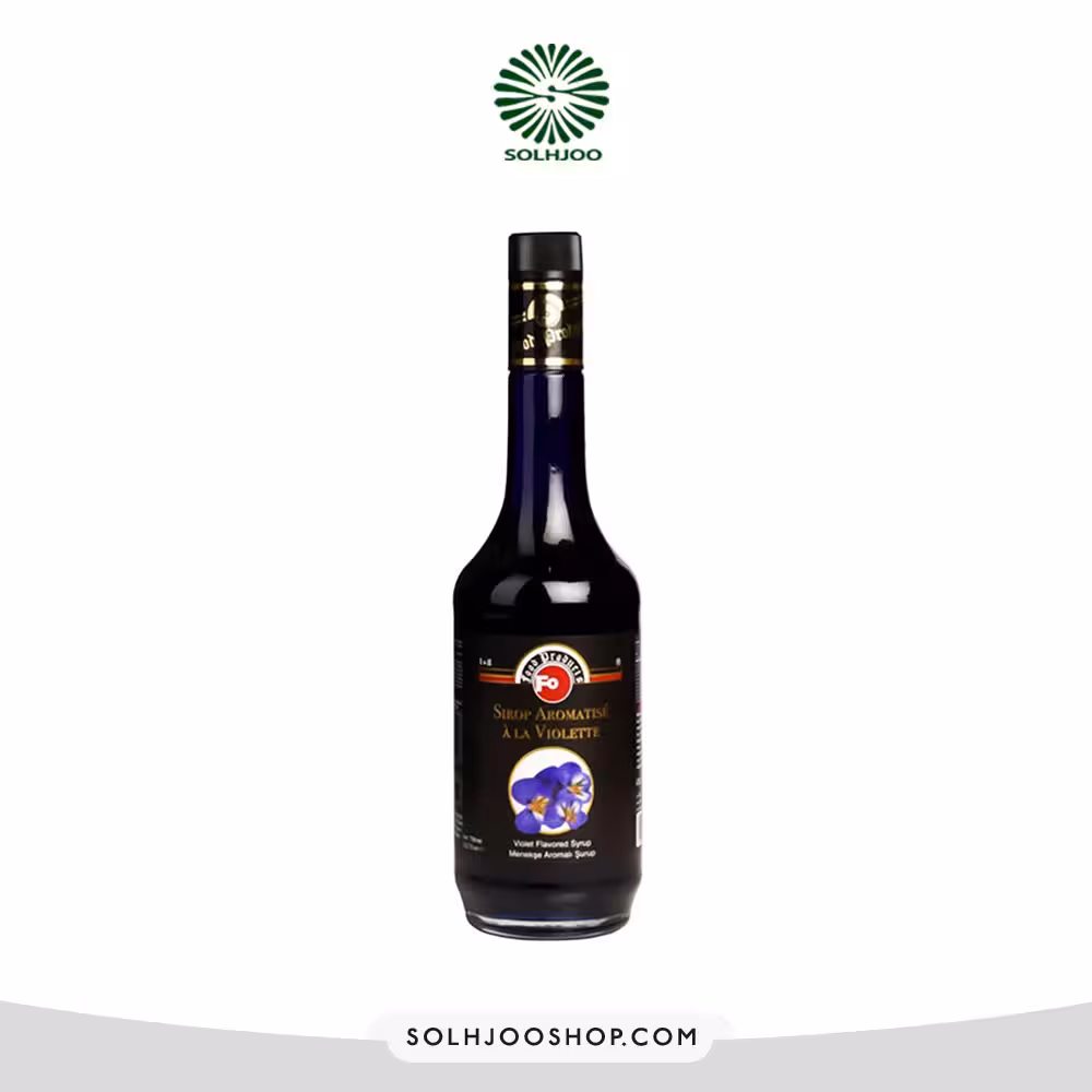 سیروپ فو ویژه طعم بنفشه(veolet)