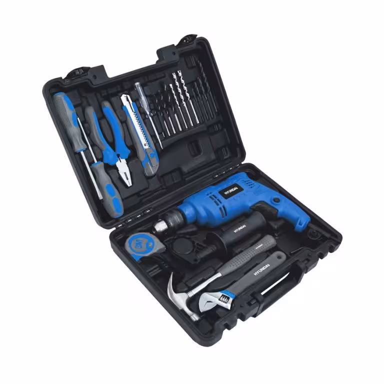 مجموعه 21عددی دریل چکشی هیوندای مدل HP7221 | کالا مکس