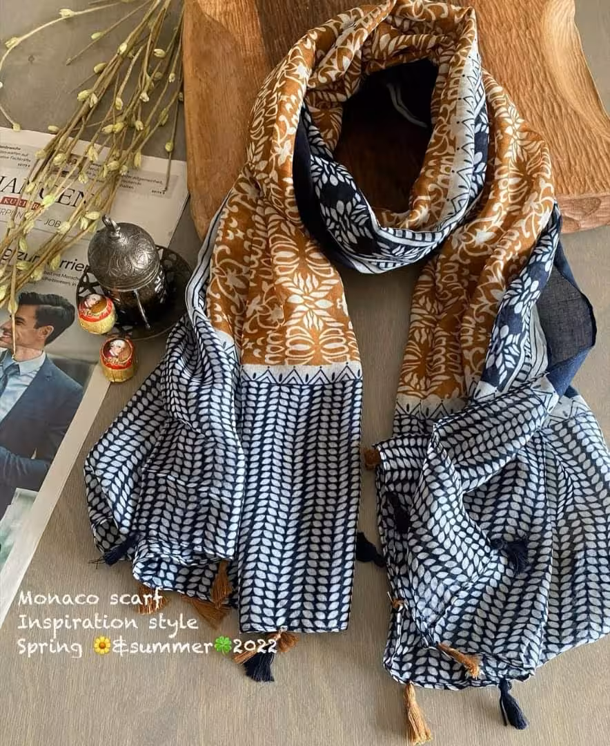 شال نخ پنبه وارداتی