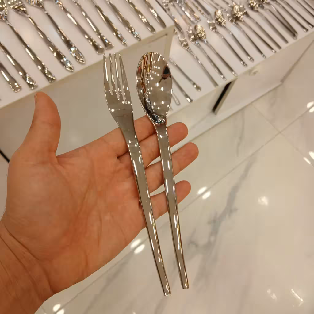 قاشق و چنگال غذاخوری 12 پارچه رولنزا مدل A41