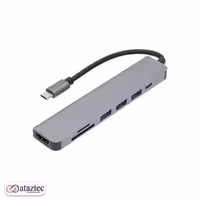 هاب و تبدیل 7 پورت مدل YG-2120 | پشتیبانی از USB-C و HDMI 4K