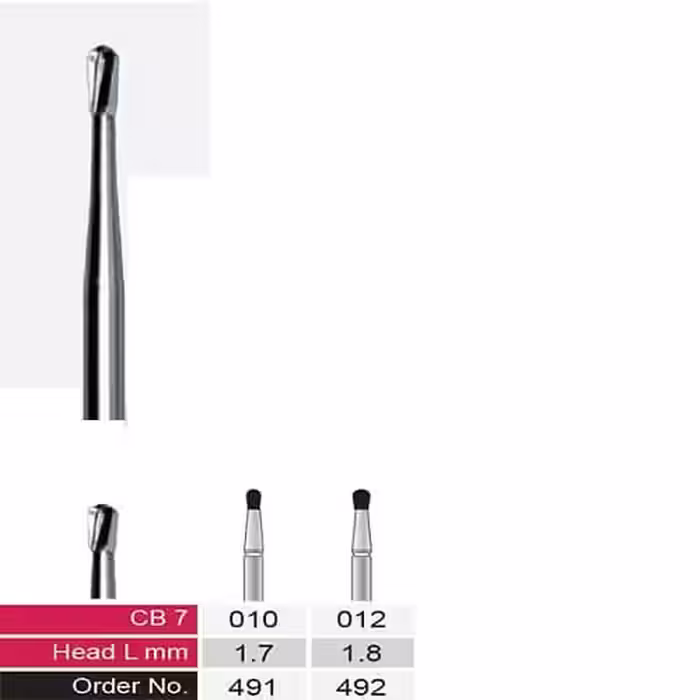 فرز کارباید دسته 19mm (جهت استفاده توربین) CB7– VerDent - فروشگاه تخصصی دندانپزشکی سپیرا