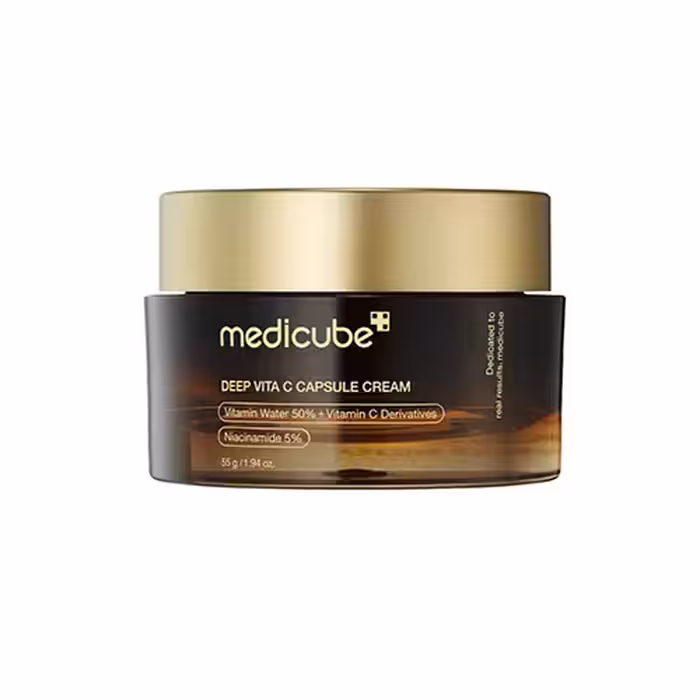 کرم کپسولی ویتامین سی مدی کیوب Medicube Deep Vita C حجم 55 گرم