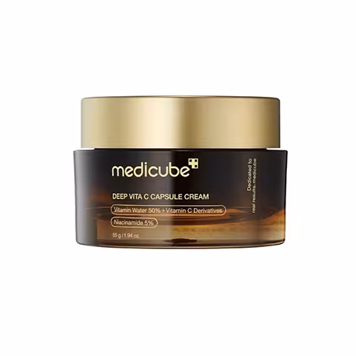 کرم کپسولی ویتامین سی مدی کیوب Medicube Deep Vita C حجم 55 گرم