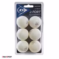 توپ پینگ پنگ دانلوپ 3 ستاره Fort Tournament شش عددی (اقساط)
