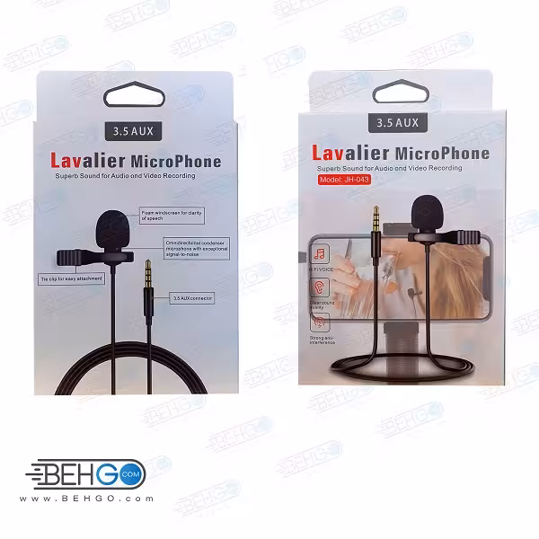 میکروفون یقه ای لاوالیر مدل JH-043