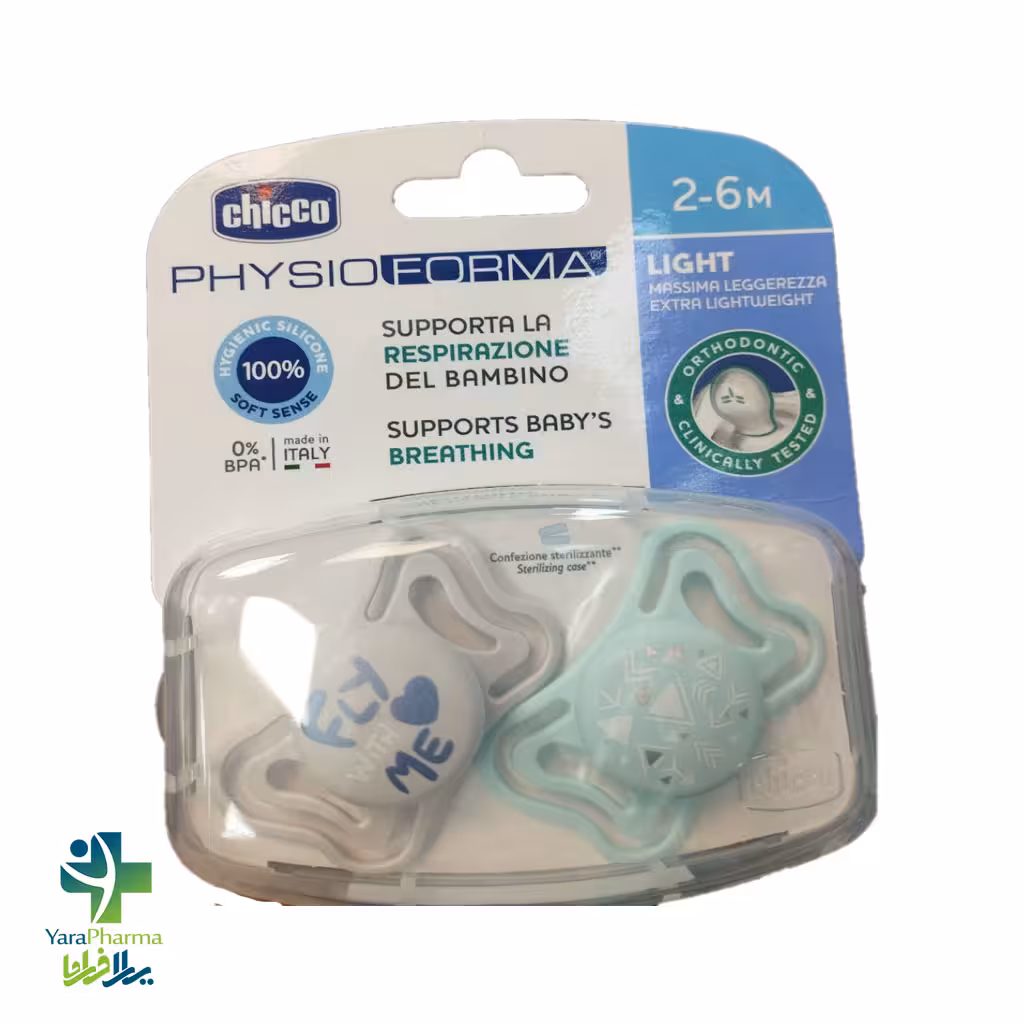 پستانک لایت چیکو 2-6 ماه بسته دو عددی