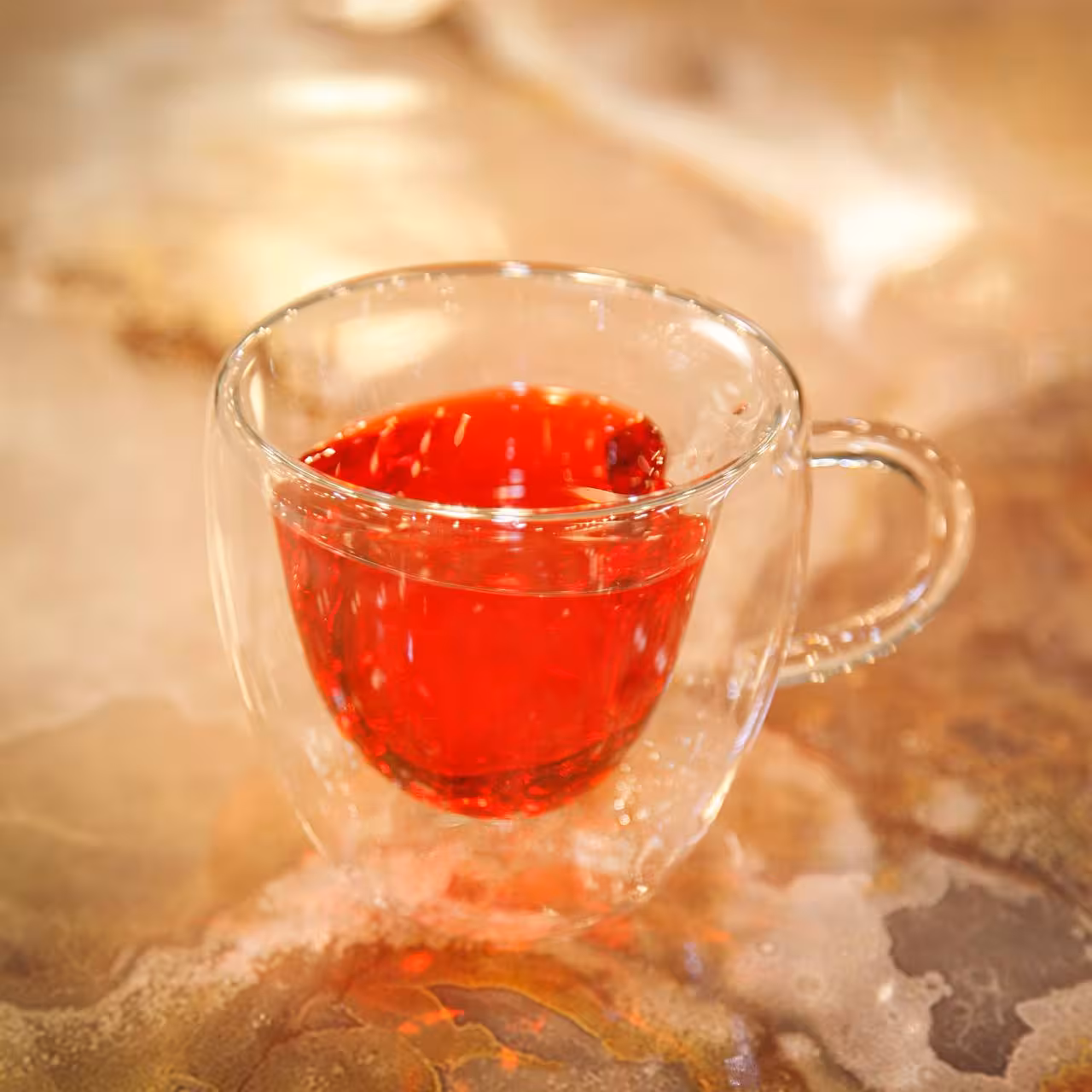 لیوان دوجداره دسته دار قلبی آسا