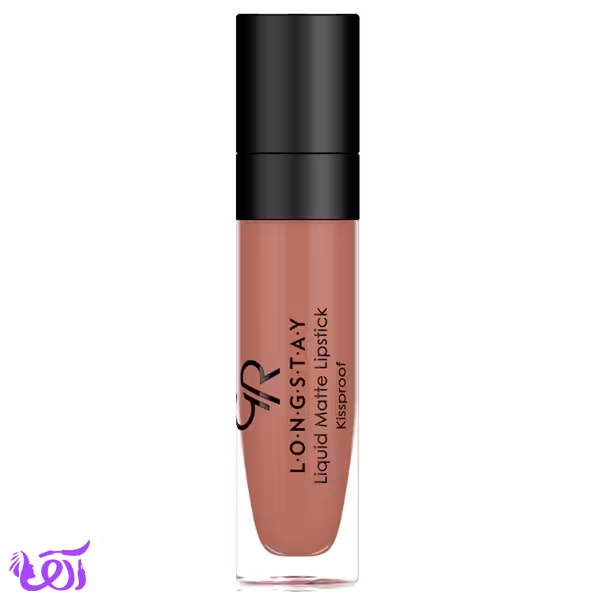 رژ لب مایع مات گلدن رز مدل LONG STAY شماره 16 حجم 5.5ML