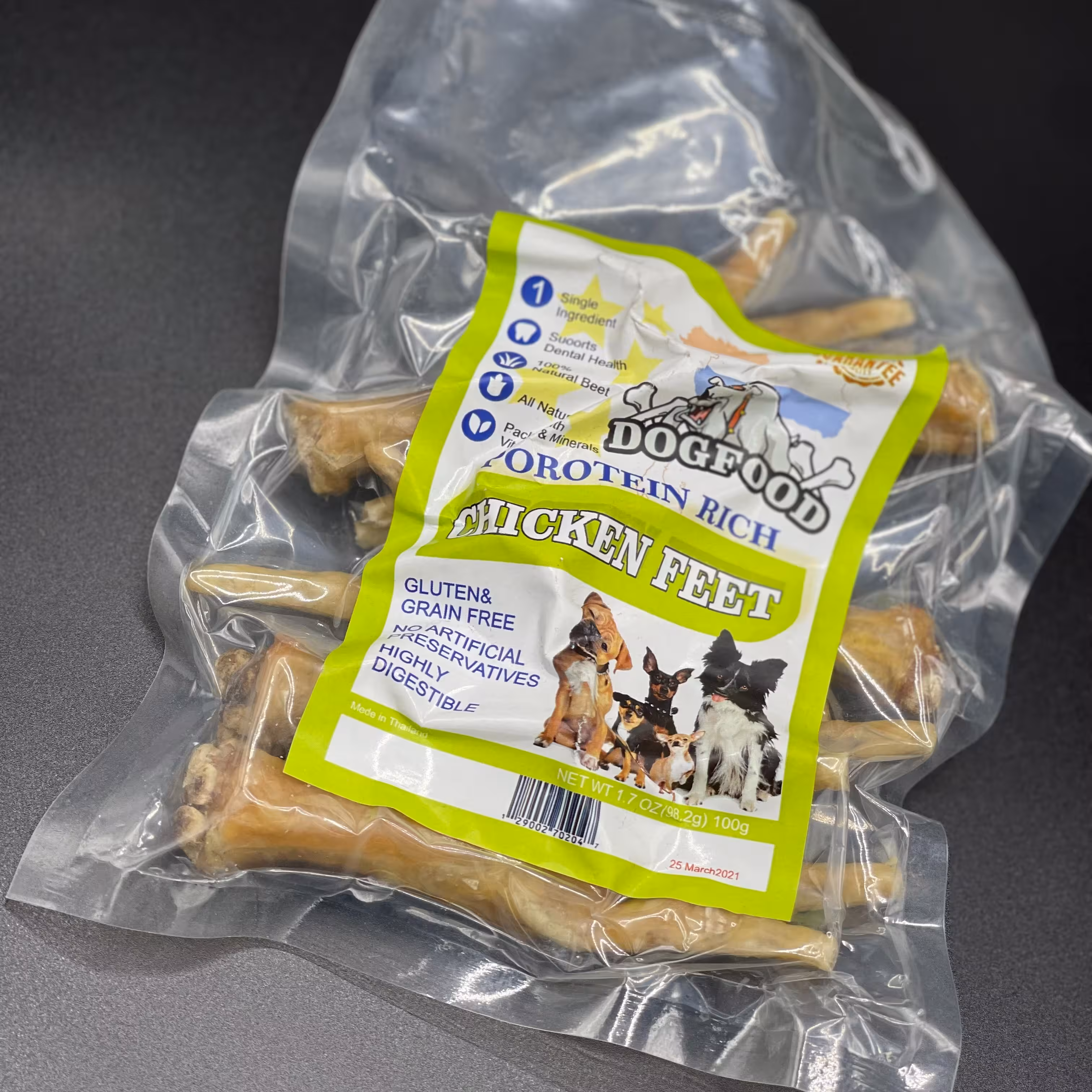 پوچ و تشویقی سگ DOG FOOD 100gr هزینه ارسال درب منزل