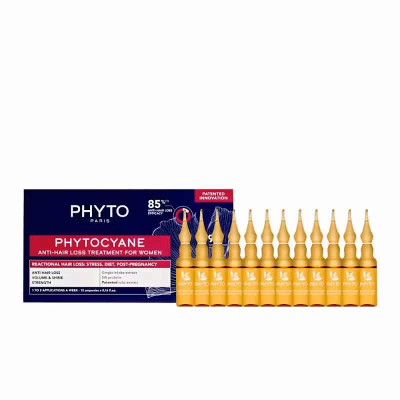 کیت ضدریزش مو فیتوسیان 85% بانوان Phyto Anti Hair Loss Treatment serum woman