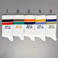 جوراب ساقدار الیت نوشته دار سری Nice Day