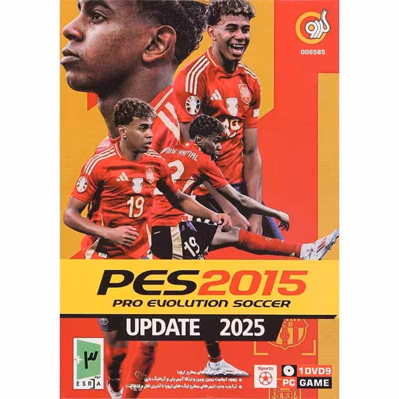 PES 2015 Update 2025 PC 1DVD9 گردو