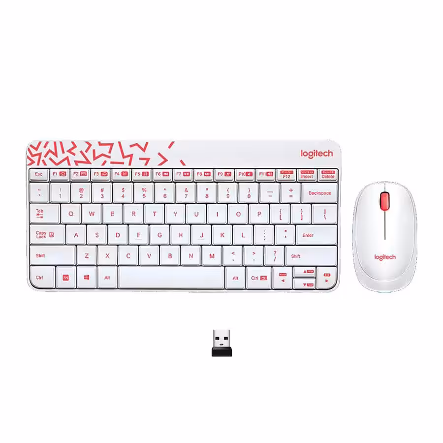 کیبورد و ماوس بی سیم لاجیتک مدل MK240 NANO