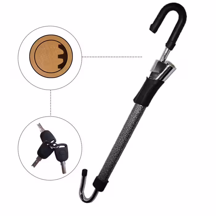 قفل فرمان و پدال عصایی بوتنی کلید یو U