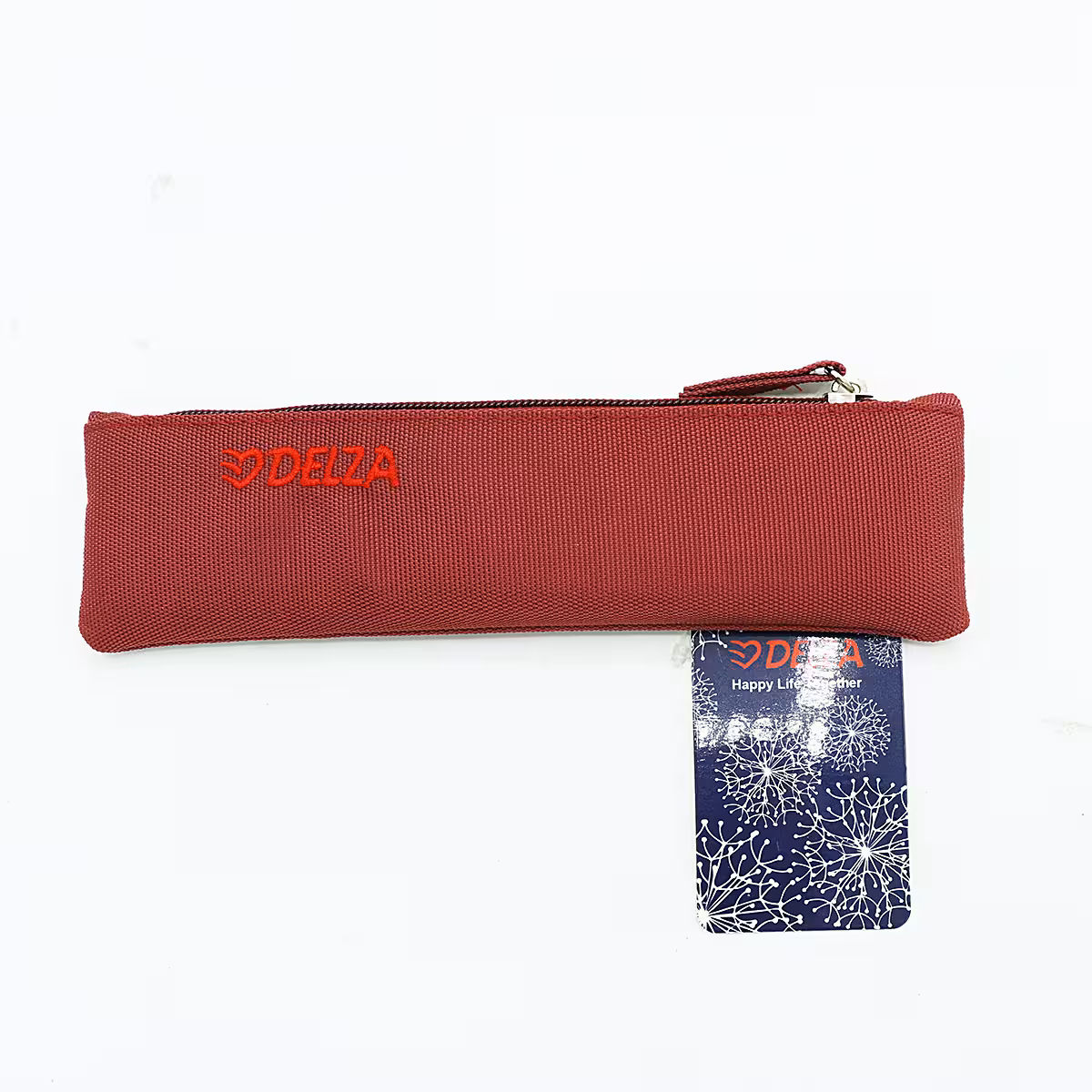 جامدادي تک زيپ باريک زرشکي