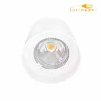 چراغ هالوژنی سقفی روکار LED استوانه‌ای فلزی پرنور مدرن لوکس نمایشگاهی بدنه سفید ضد آب 30 وات FEC کد 530